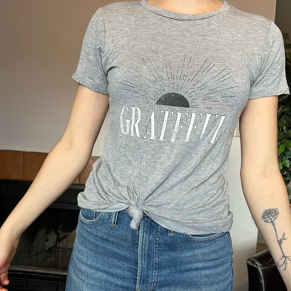 Grey comfy t shift